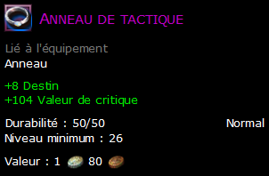 Anneau de tactique