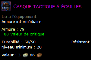 Casque tactique à écailles