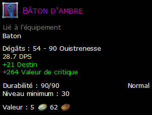 Bâton d'ambre