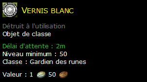 Vernis blanc