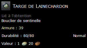 Targe de Lainechardon