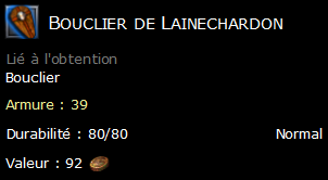 Bouclier de Lainechardon