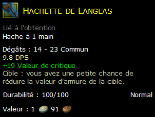 Hachette de Langlas