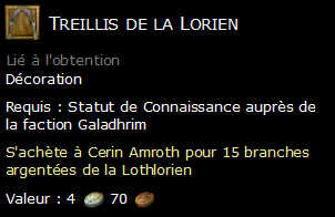 Treillis de la Lorien