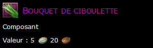 Bouquet de ciboulette