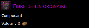 Fibre de lin ordinaire