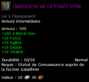 Gantelets de la Forêt d'Or