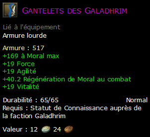 Gantelets des Galadhrim