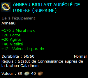 Anneau brillant auréolé de lumière (supprimé)