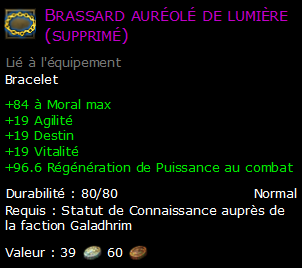 Brassard auréolé de lumière (supprimé)