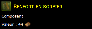 Renfort en sorbier