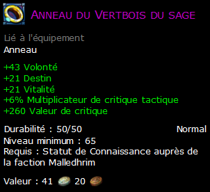 Anneau du Vertbois du sage