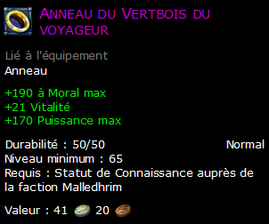 Anneau du Vertbois du voyageur