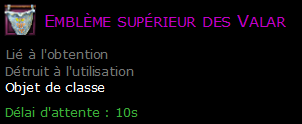 Emblème supérieur des Valar