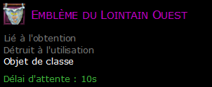 Emblème du Lointain Ouest