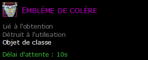 Emblème de colère