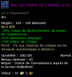 Arc de frappe de l'Armée d'or