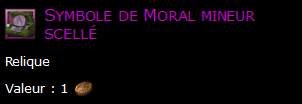 Symbole de Moral mineur scellé