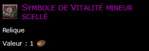 Symbole de Vitalité mineur scellé