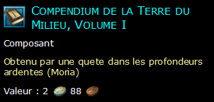 Compendium de la Terre du Milieu, Volume I