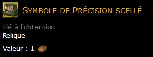 Symbole de Précision scellé