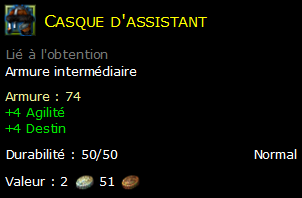 Casque d'assistant