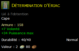 Détermination d'Eriac