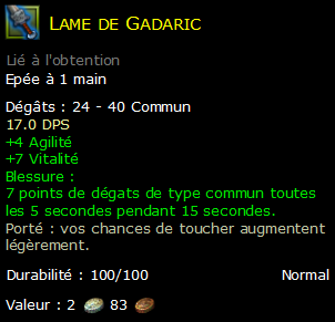 Lame de Gadaric