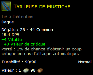 Tailleuse de Mustiche