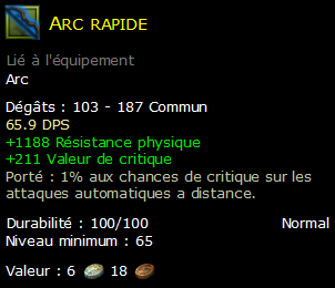 Arc rapide