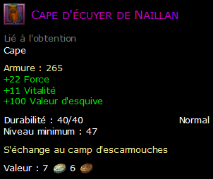 Cape d'écuyer de Naillan