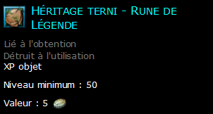 Héritage terni - Rune de Légende