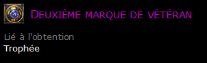 Deuxième marque de vétéran