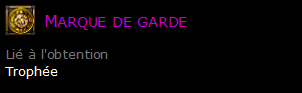 Marque de garde