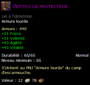 Bottes de protecteur