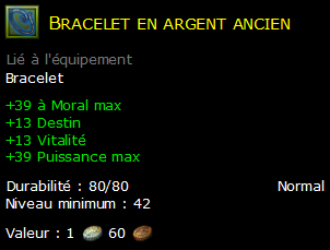 Bracelet en argent ancien