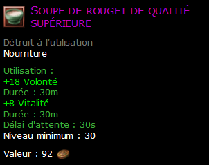 Soupe de rouget de qualité supérieure