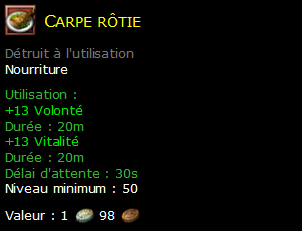 Carpe rôtie