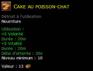 Cake au poisson-chat