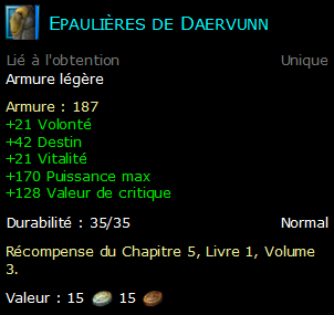 Epaulières de Daervunn