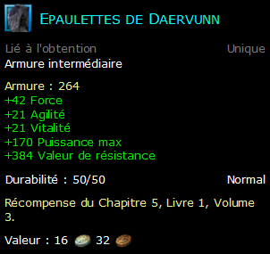 Epaulettes de Daervunn