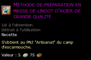 Méthode de préparation en masse de lingot d'acier de grande qualité