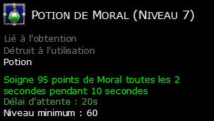 Potion de Moral (Niveau 7)