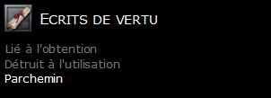 Ecrits de vertu