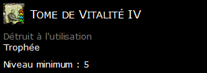 Tome de Vitalité IV