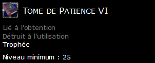 Tome de Patience VI