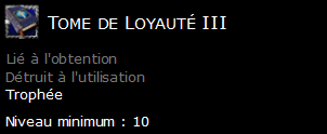 Tome de Loyauté III