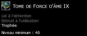 Tome de Force d'âme IX