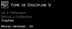 Tome de Discipline V