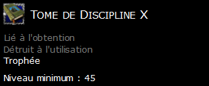 Tome de Discipline X